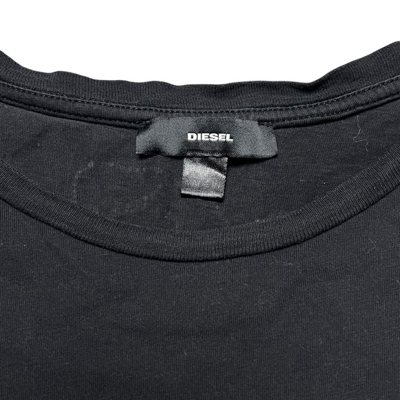 Diesel Vintage 2000s Minimalist Rose Print Tee - Picture 3 of 7